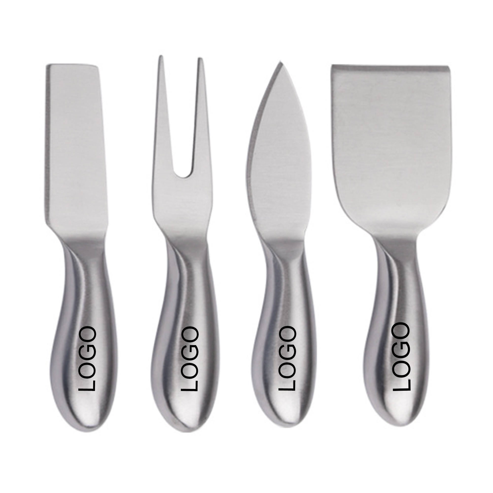 Stainless Steel Cheese Knife 4-Piece Set 2
