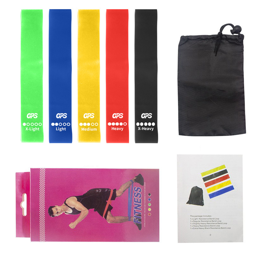 5 Levels TPE Yoga Resistance Band 2