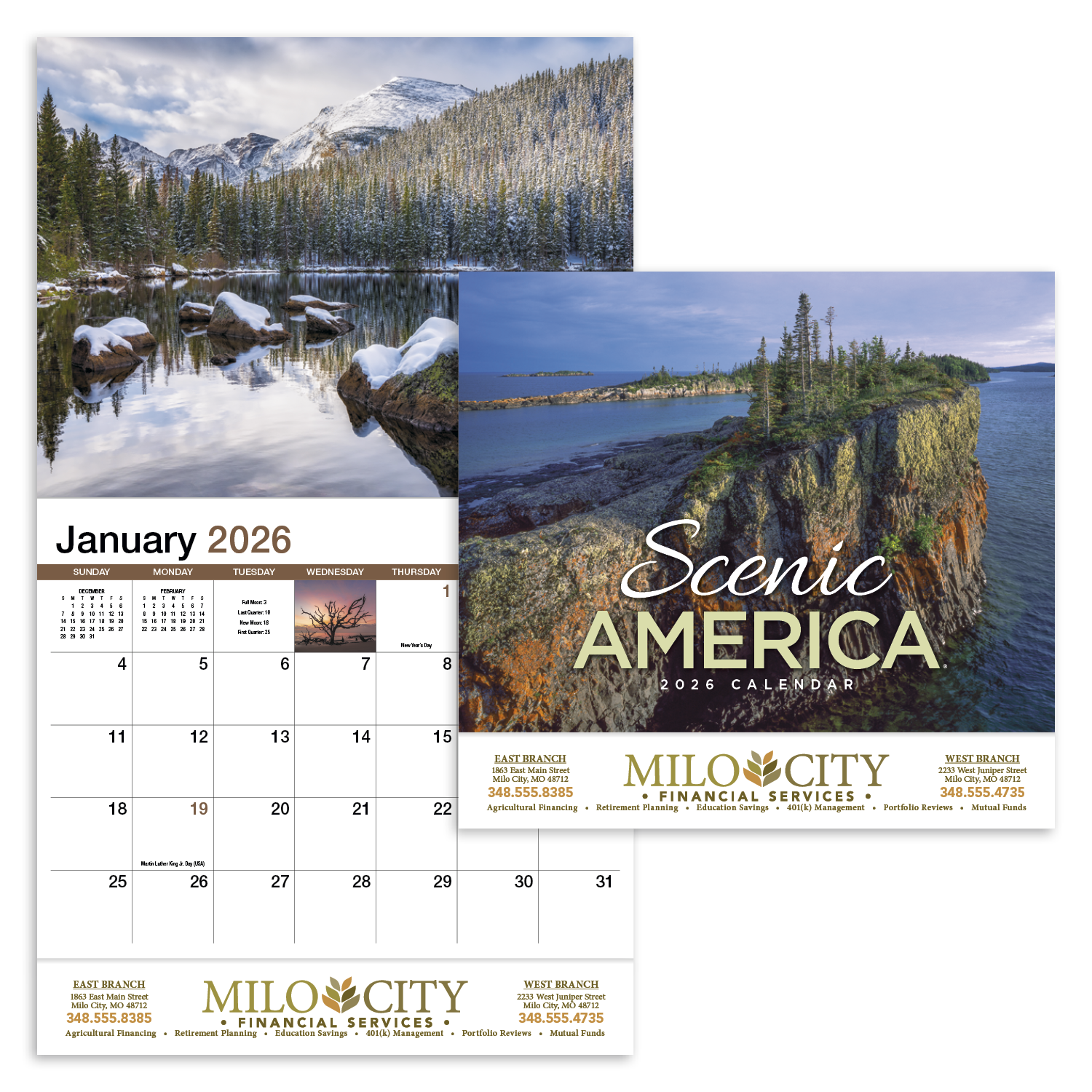 HotLine® Products Scenic America® Appointment Calendar - Stapled 39