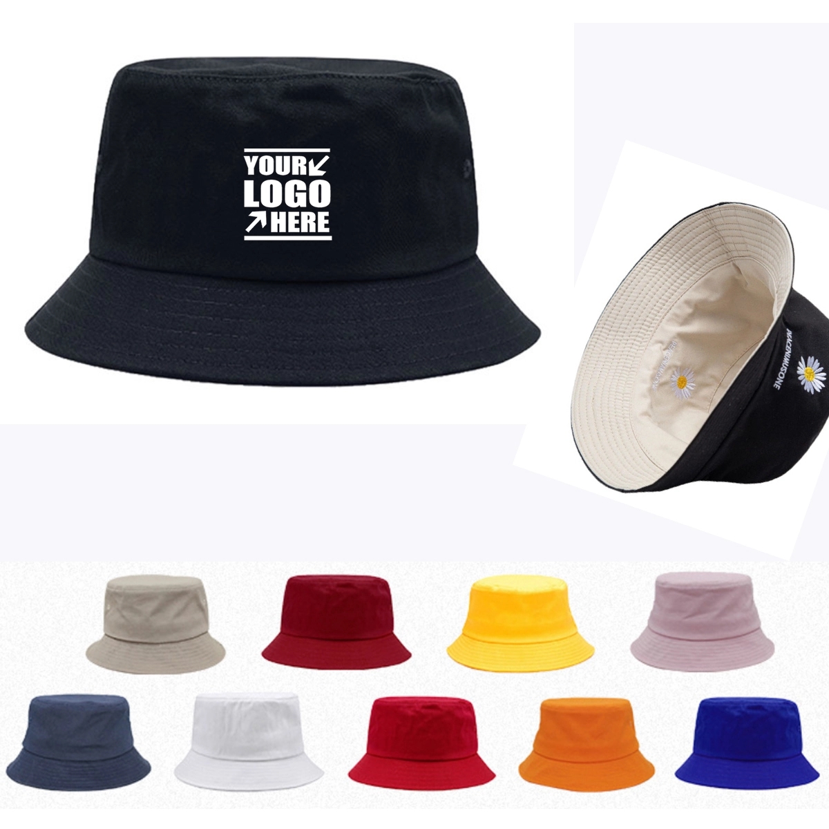 Pure Cotton Fisherman Bucket Hat 2