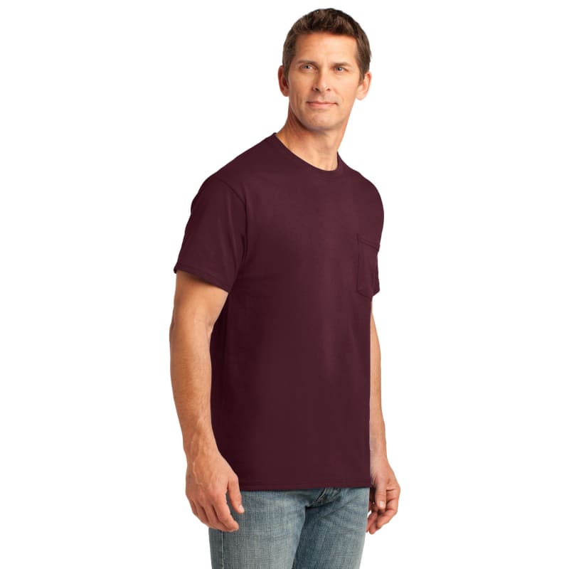 Port & Company Core Cotton Pocket Tee. 29