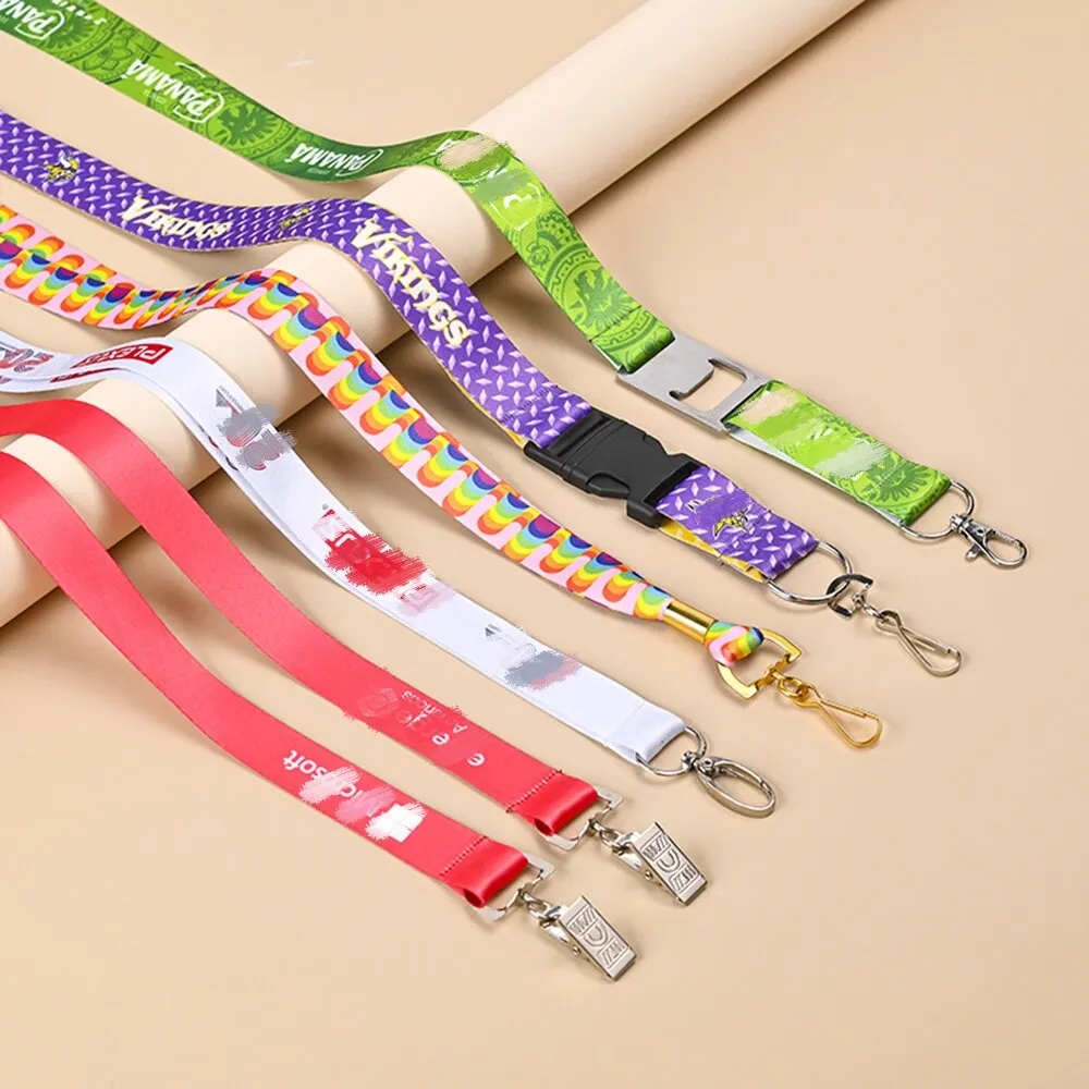 Custom Sublimation Lanyards Badge Holder 6