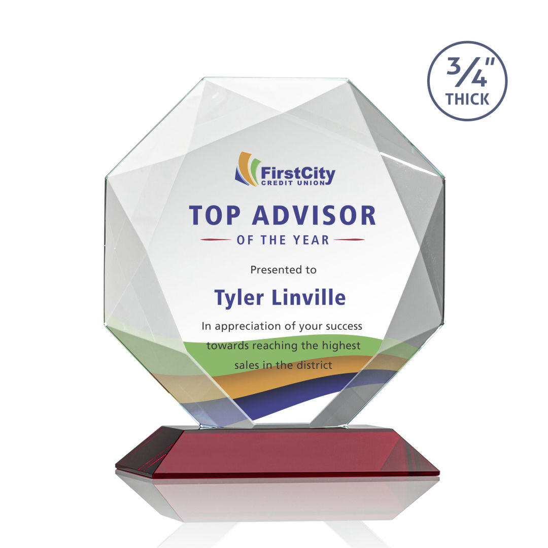 Bradford VividPrint™ Award - Red 3