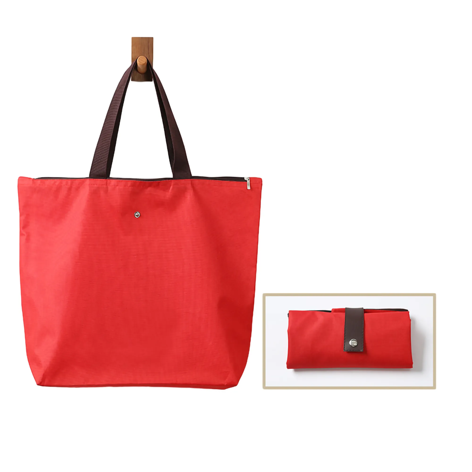 Foldable Grocery Shopping Tote Bag, custom tote bag with logo imprint 6