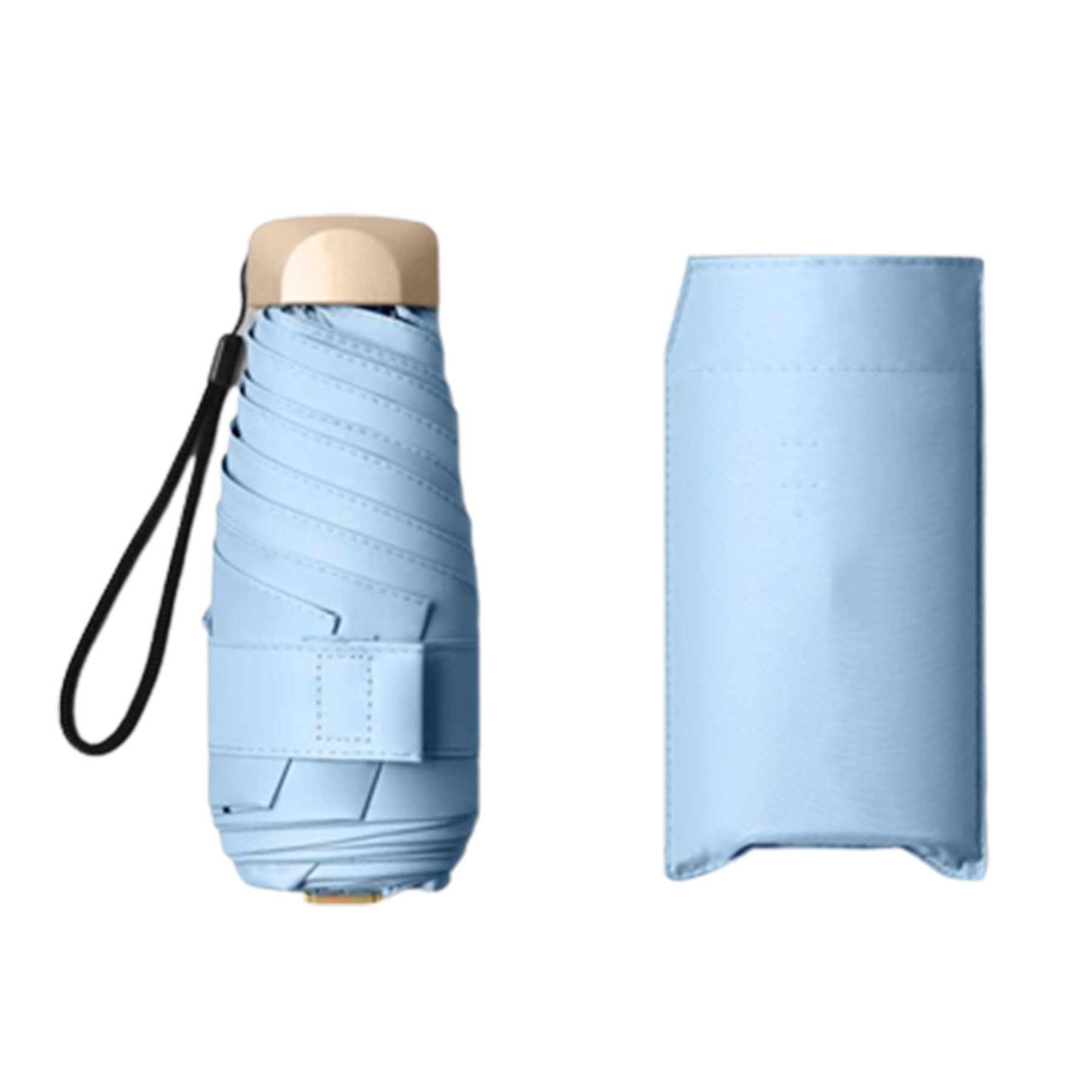 20-Inch 5-Fold Portable Folding Umbrella 8