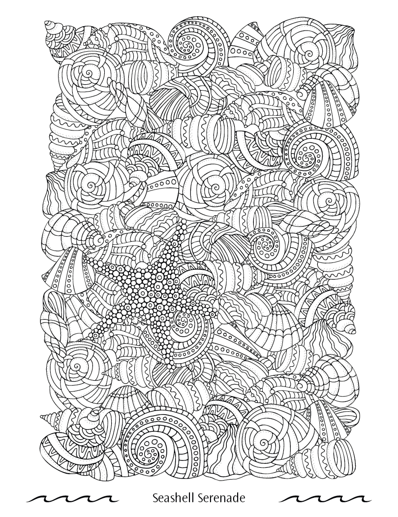 Good Value™ Oceans of Serenity Adult Coloring Book 15