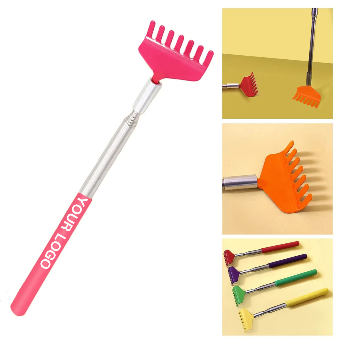 Stainless Steel Extendable Back Itch Relief Tool 4