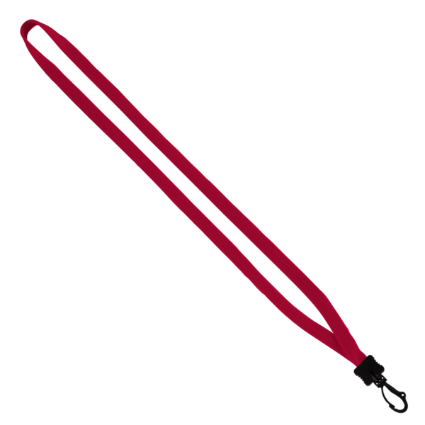 1/2" Cotton Lanyard with Plastic Clamshell & Swivel Snap Hook 11