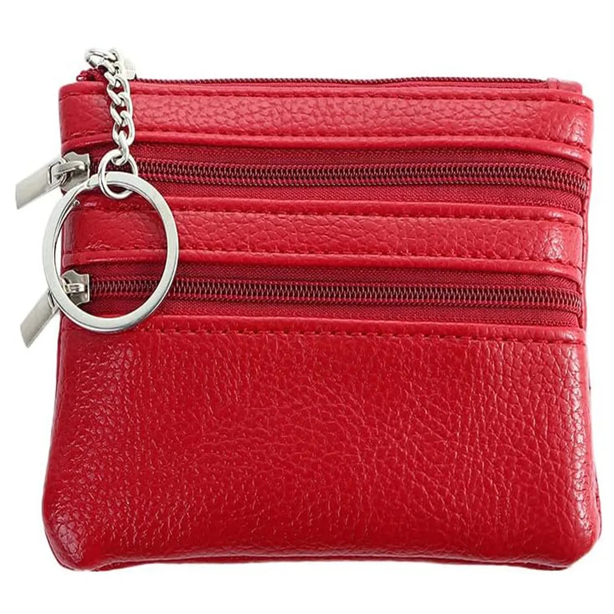 Unisex Universal Credit Card Change Wallet With Keychain 4