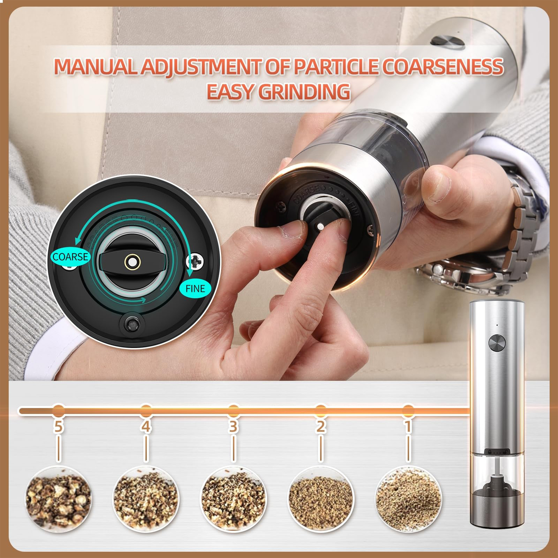 Pepper Grinder Pepper Mill 2