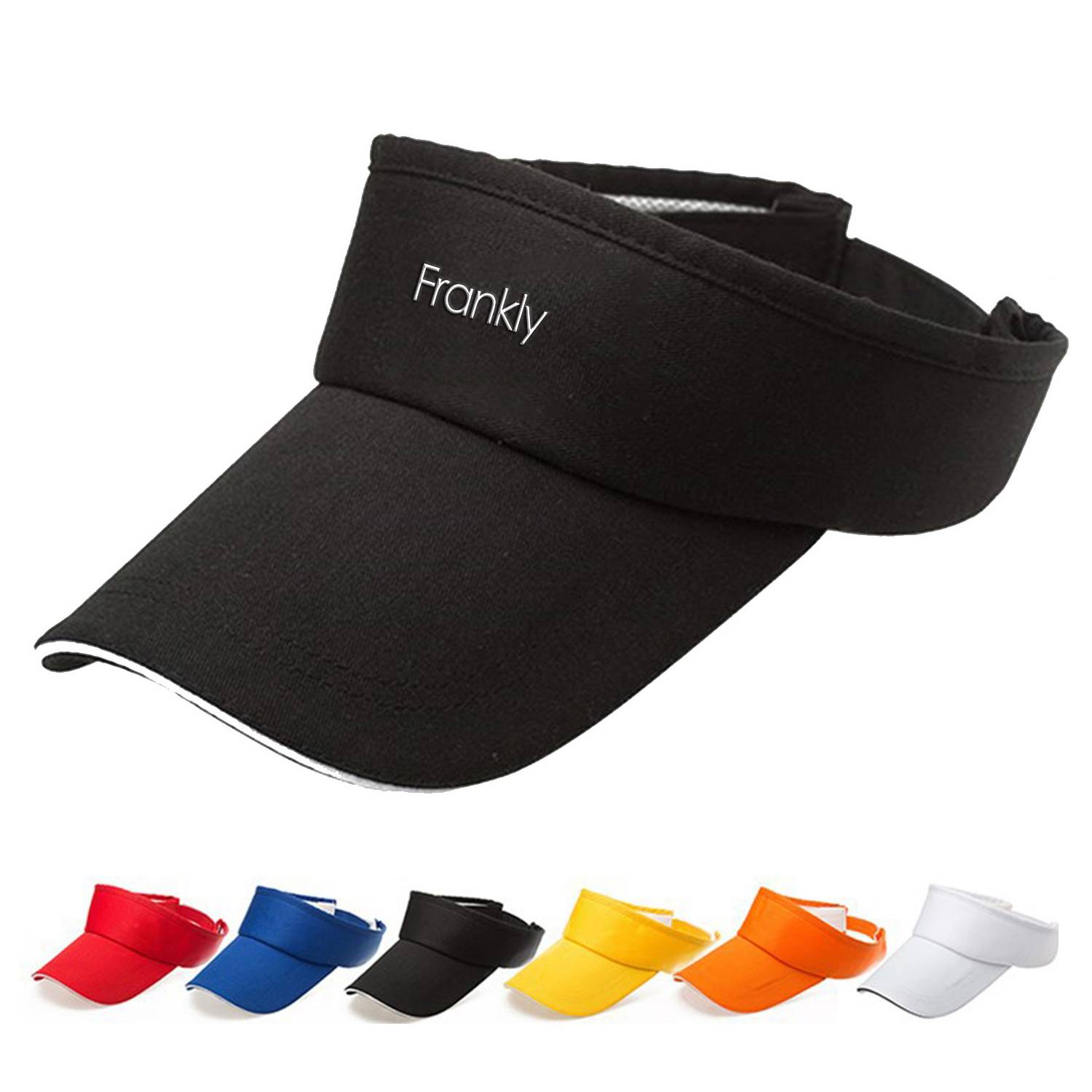 Cotton Twill Visor Sun Hat 14