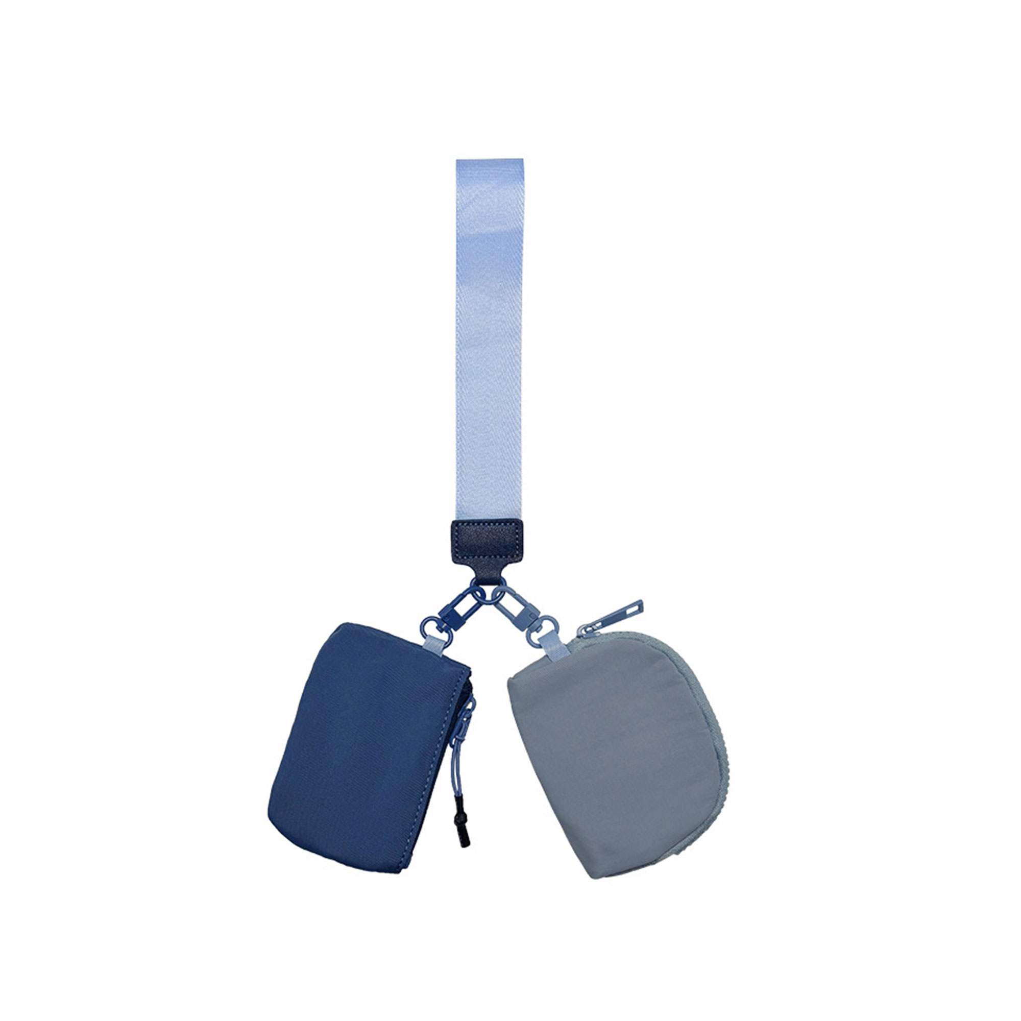 Portable Detachable Dual Pouch Wristlet Wallets 5