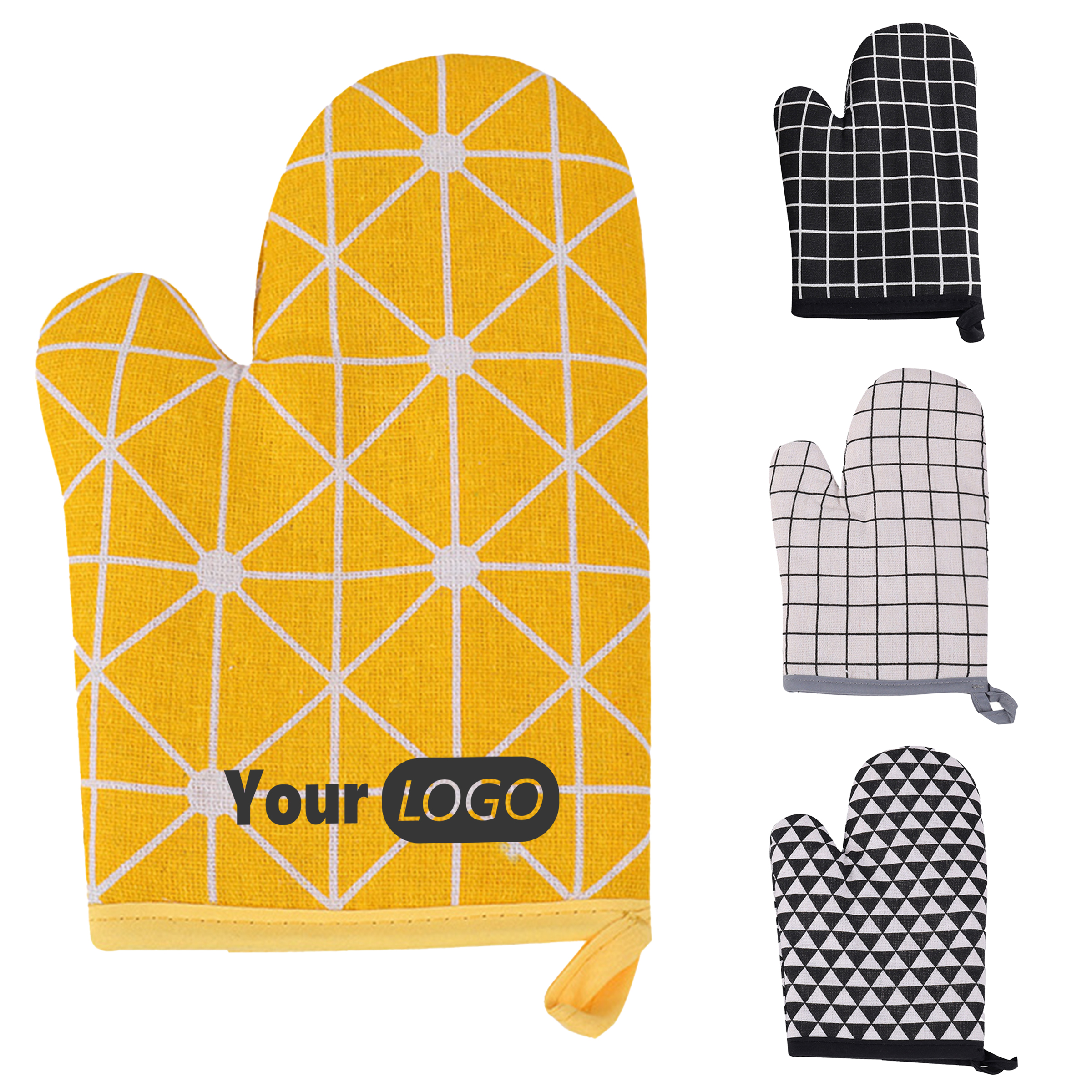 Cotton Custom Thermal Oven Gloves 1