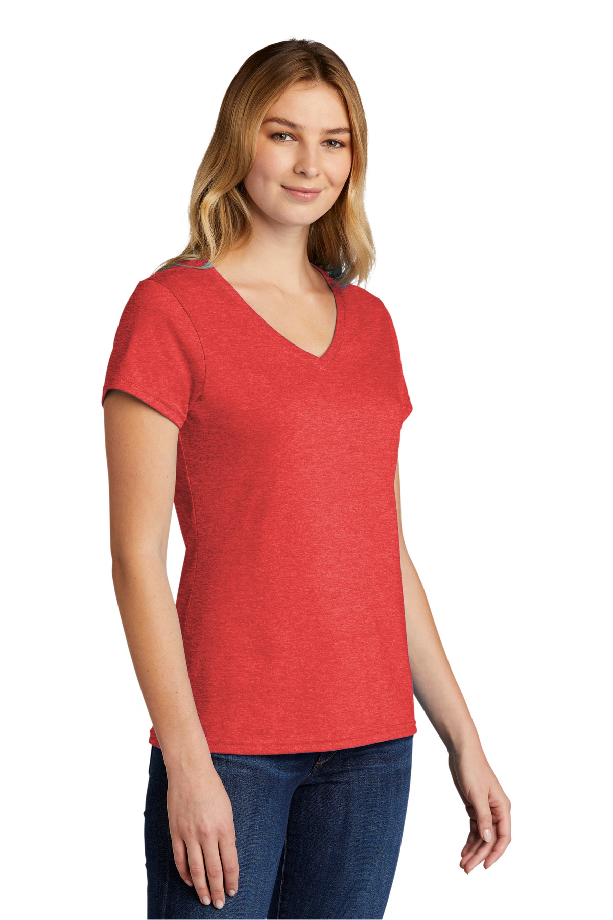 Port & Company® Women's Tri-Blend V-Neck Tee 16