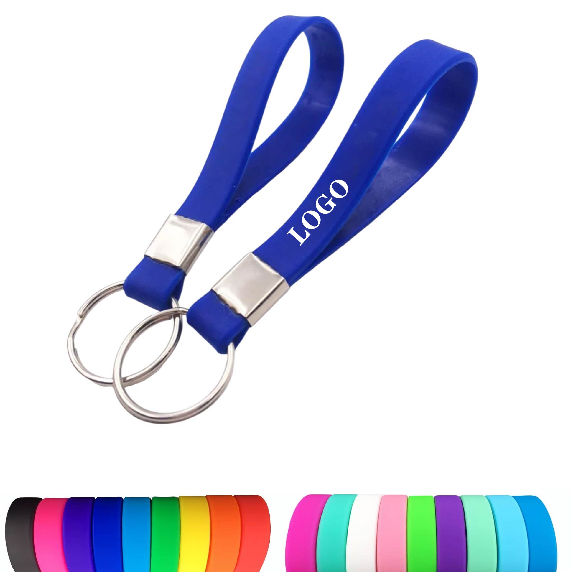 MOQ 10 pcs Silicone Keychain Charm 2