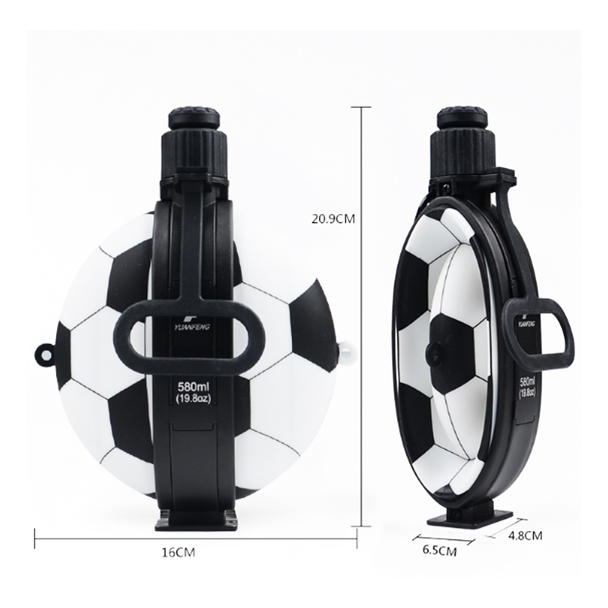 19oz Foldable Military Canteen with Compass 2