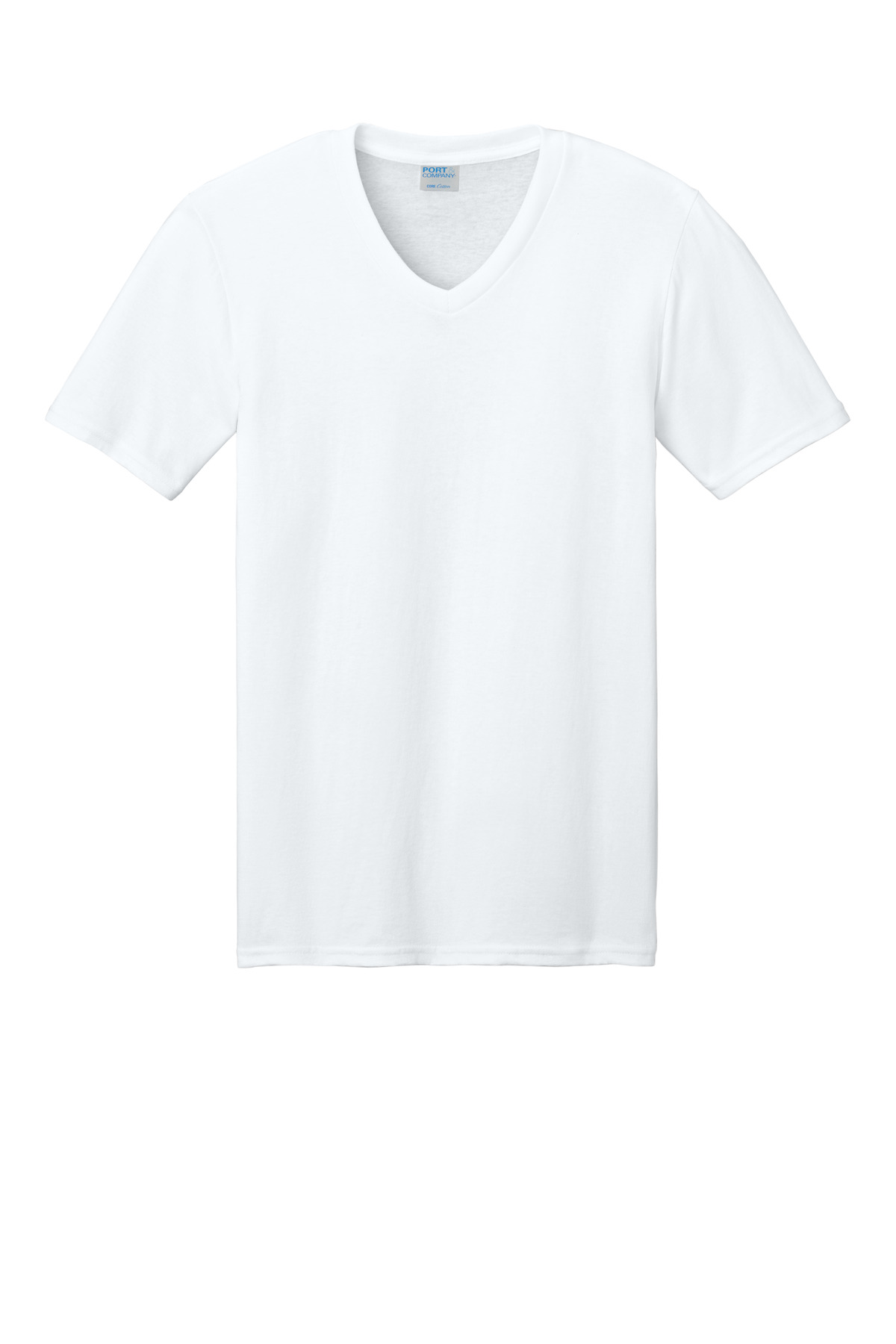 Port & Co Core Cotton V-Neck Tee. PC54V 55