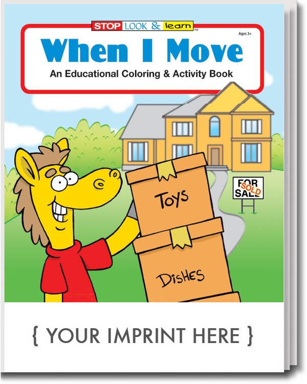 COLORING BOOK - When I Move Coloring & Activity Book 3