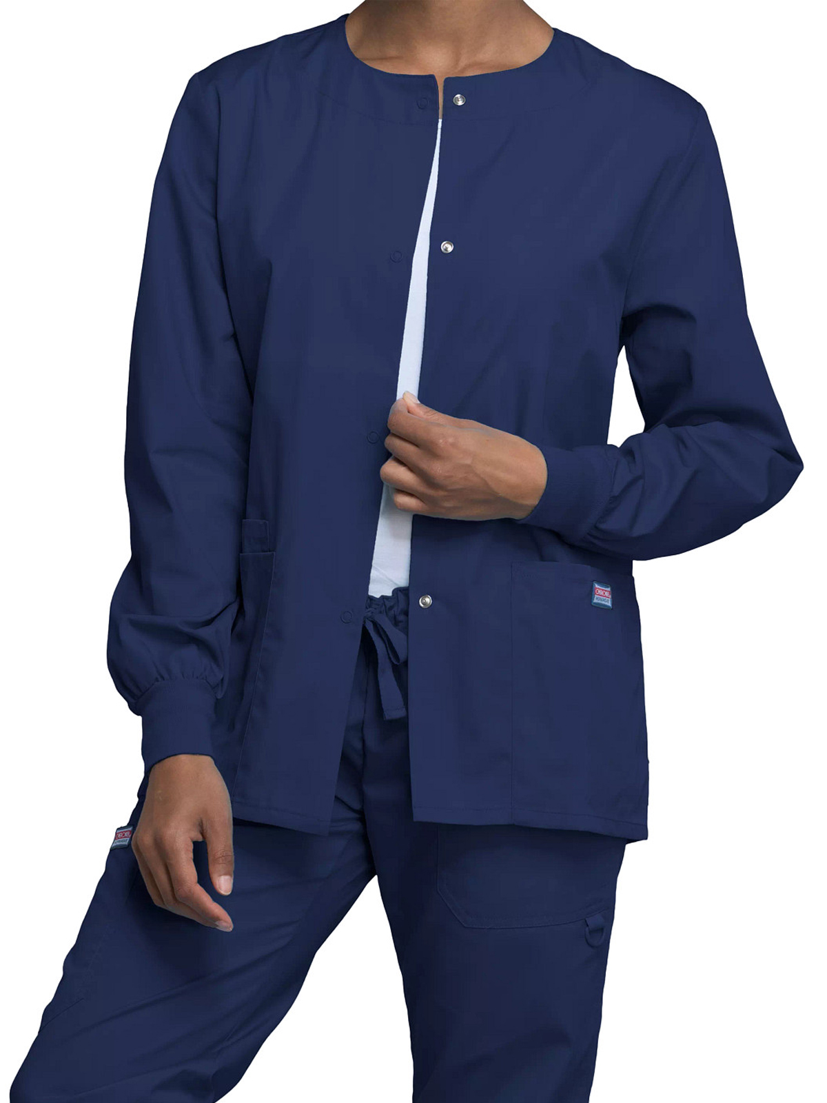 Cherokee - Workwear Originals - Women's 3-Pocket Snap Front Jacket 61