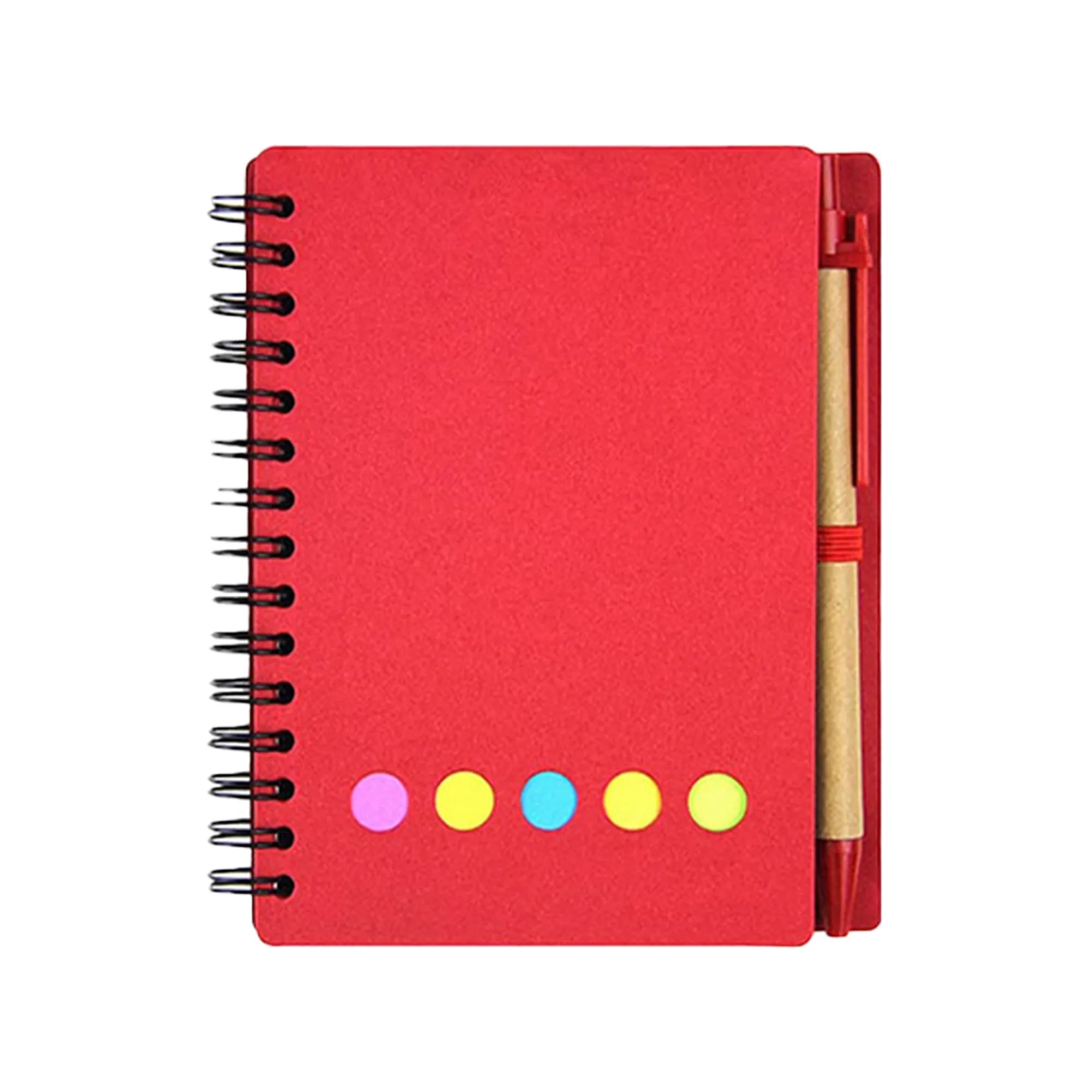 Spiral Notebook with Sticky Notes 7