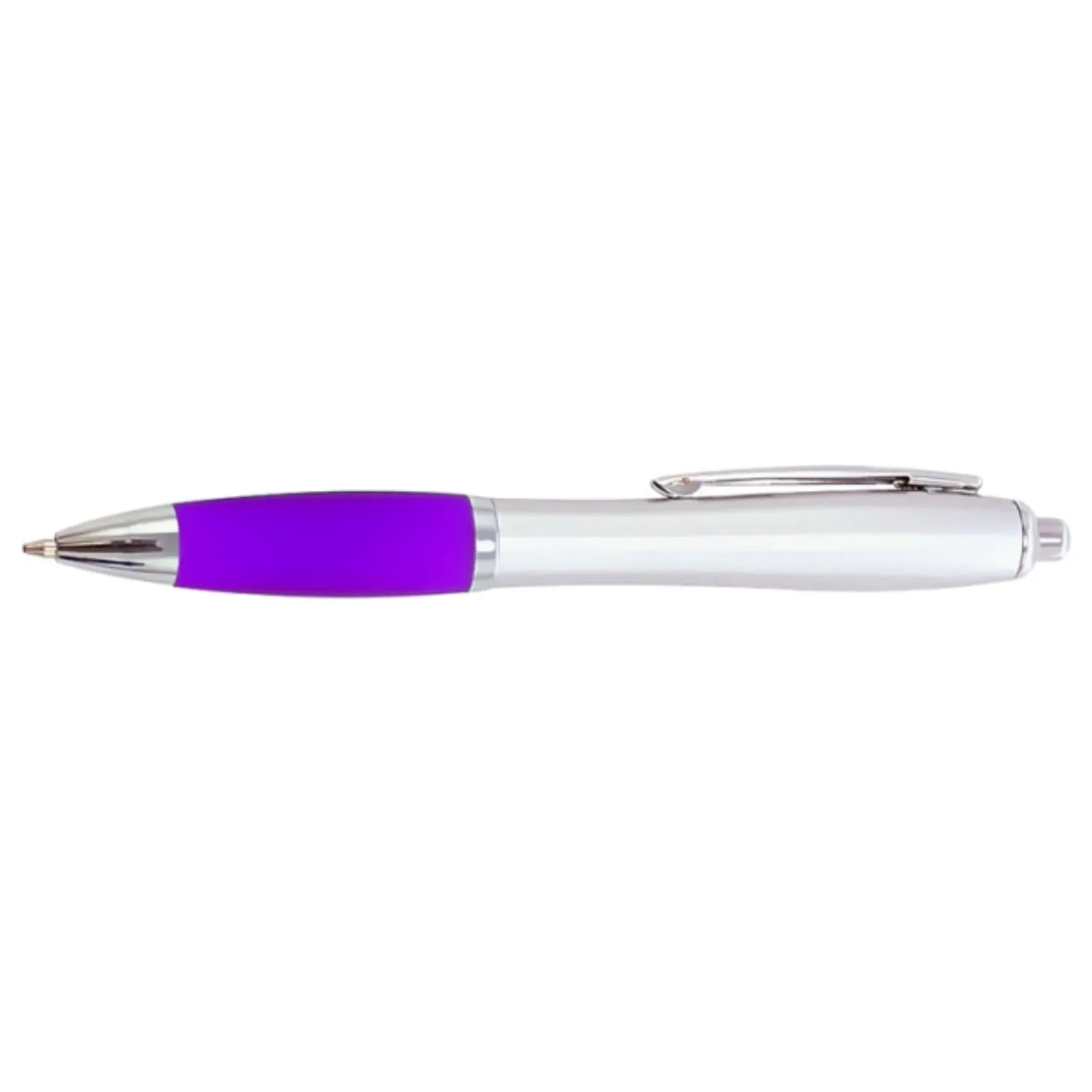 Click Satin Gray Finish Plastic Ballpoint Pen 11