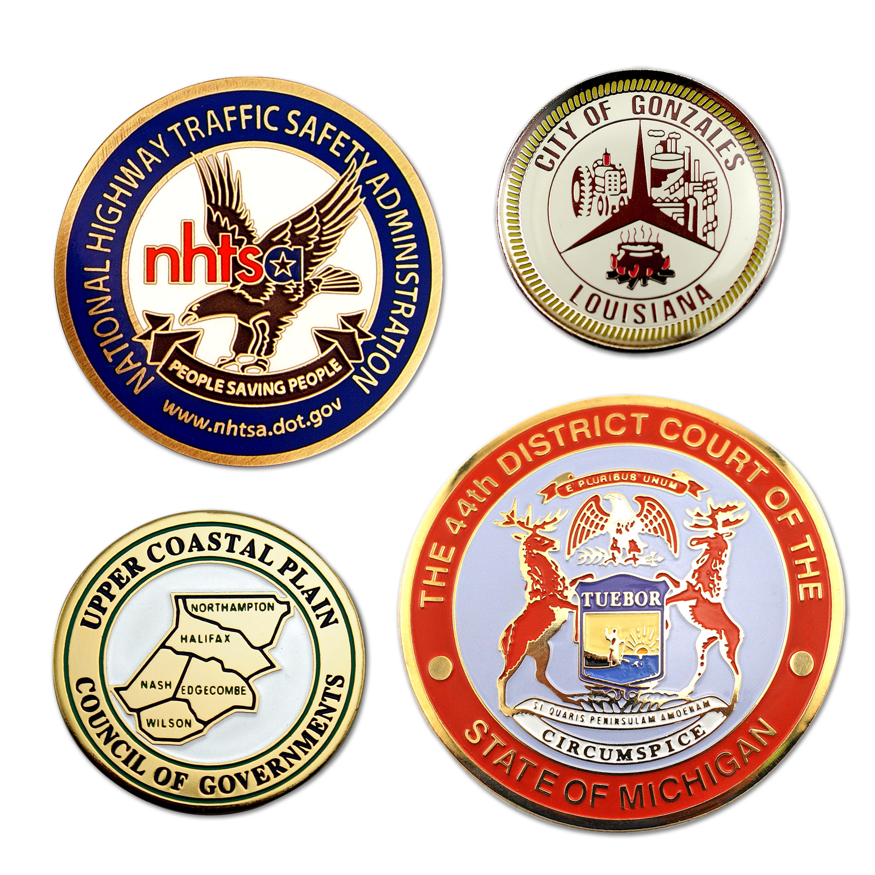 Etched Brass Medallions (2") 2