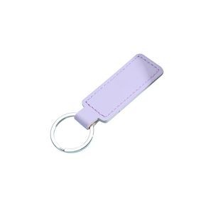 Stylish Textured PU Leather Key Ring Keychain Organizer 20