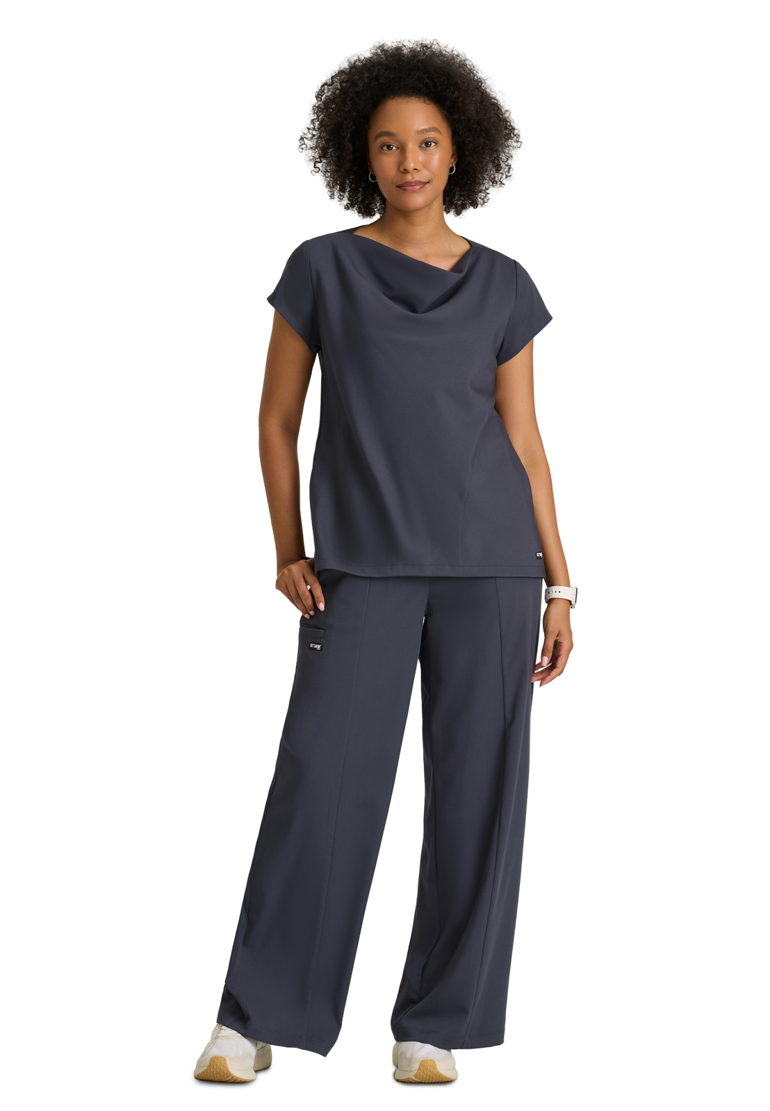 Barco - Grey's Anatomy Stretch - Women's Five Pocket Elastic Waistband Emerson Scrub Pant 2