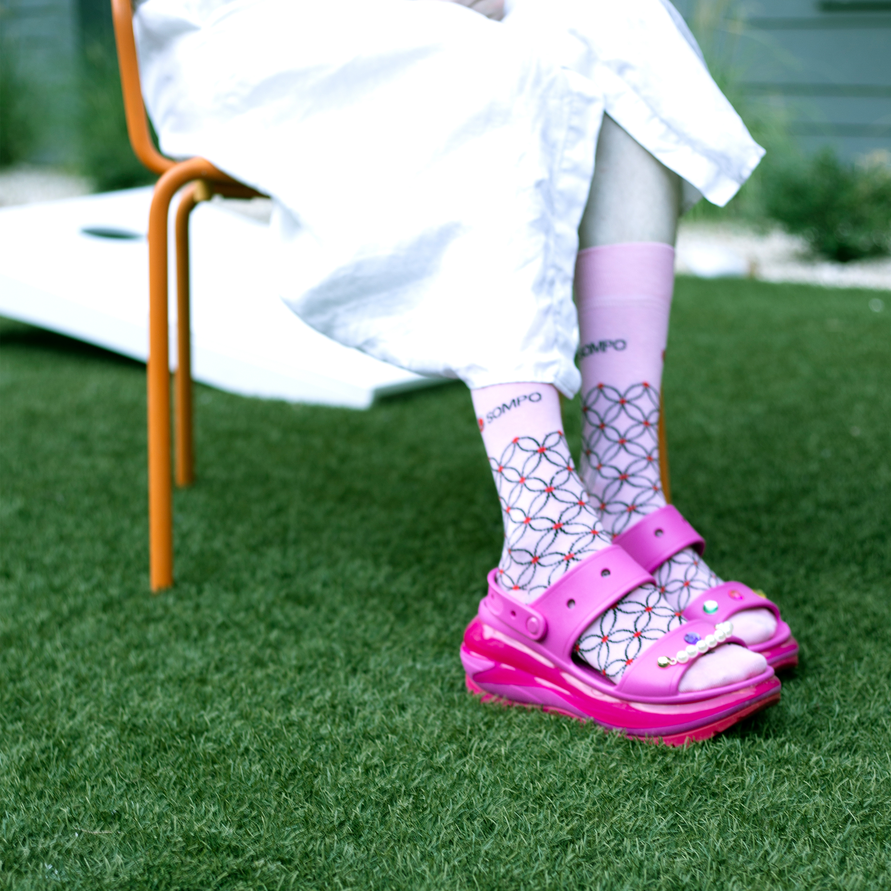 Casual Fashion Designer Socks - Stylish Comfort for Creative Minds - American Made 1