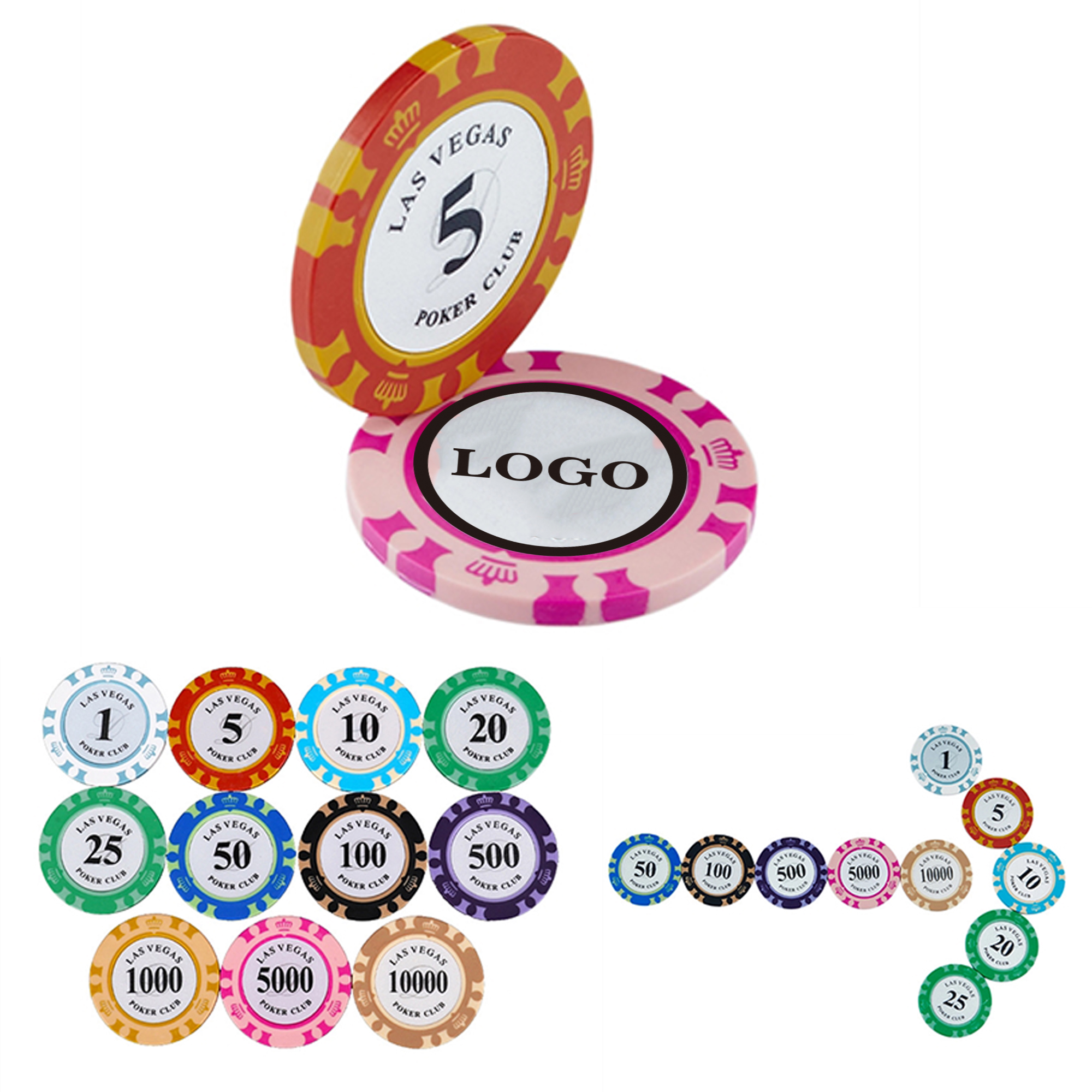 Versatile Nash Clay Poker Chips 4