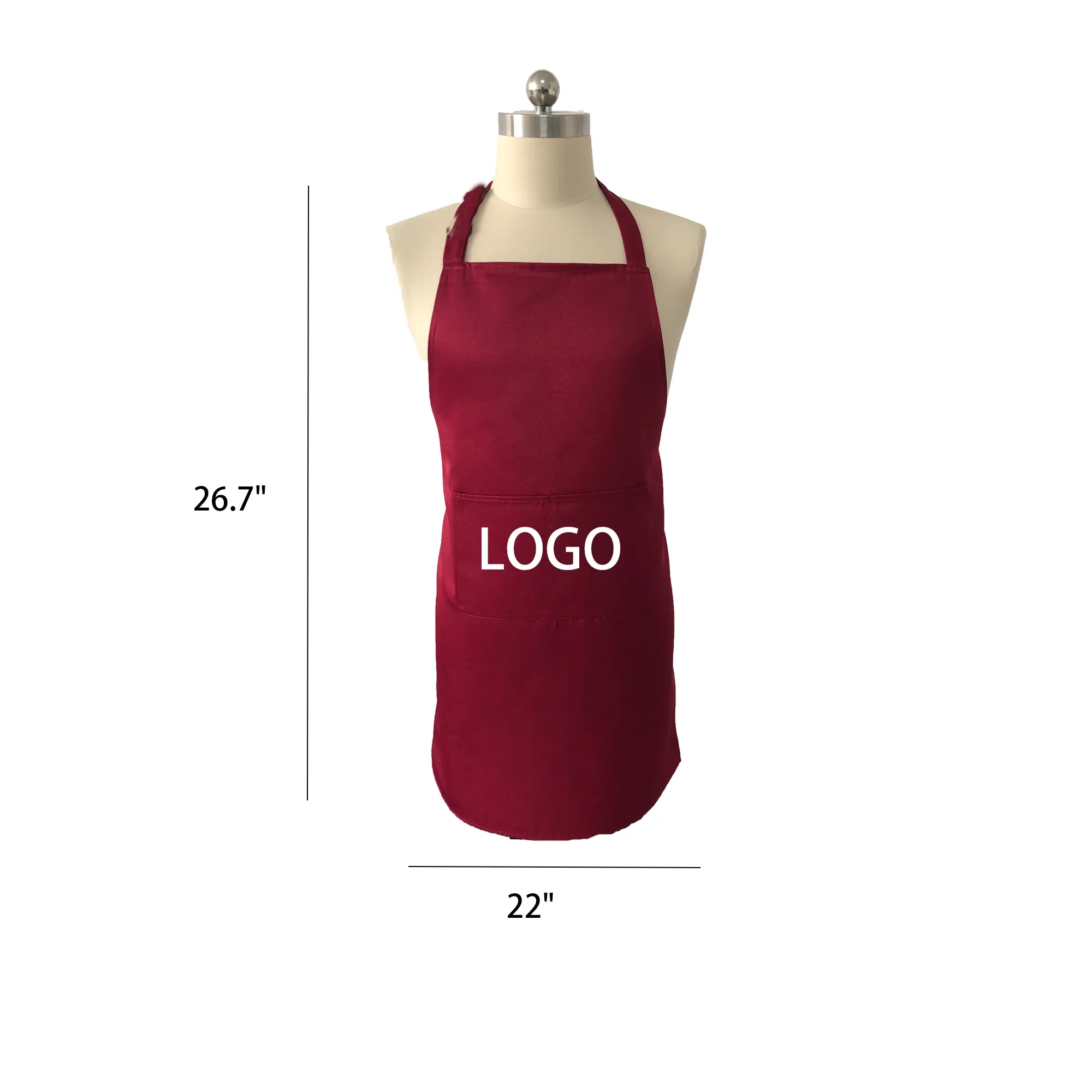 Oil-Proof Kitchen Barbecue Apron 2