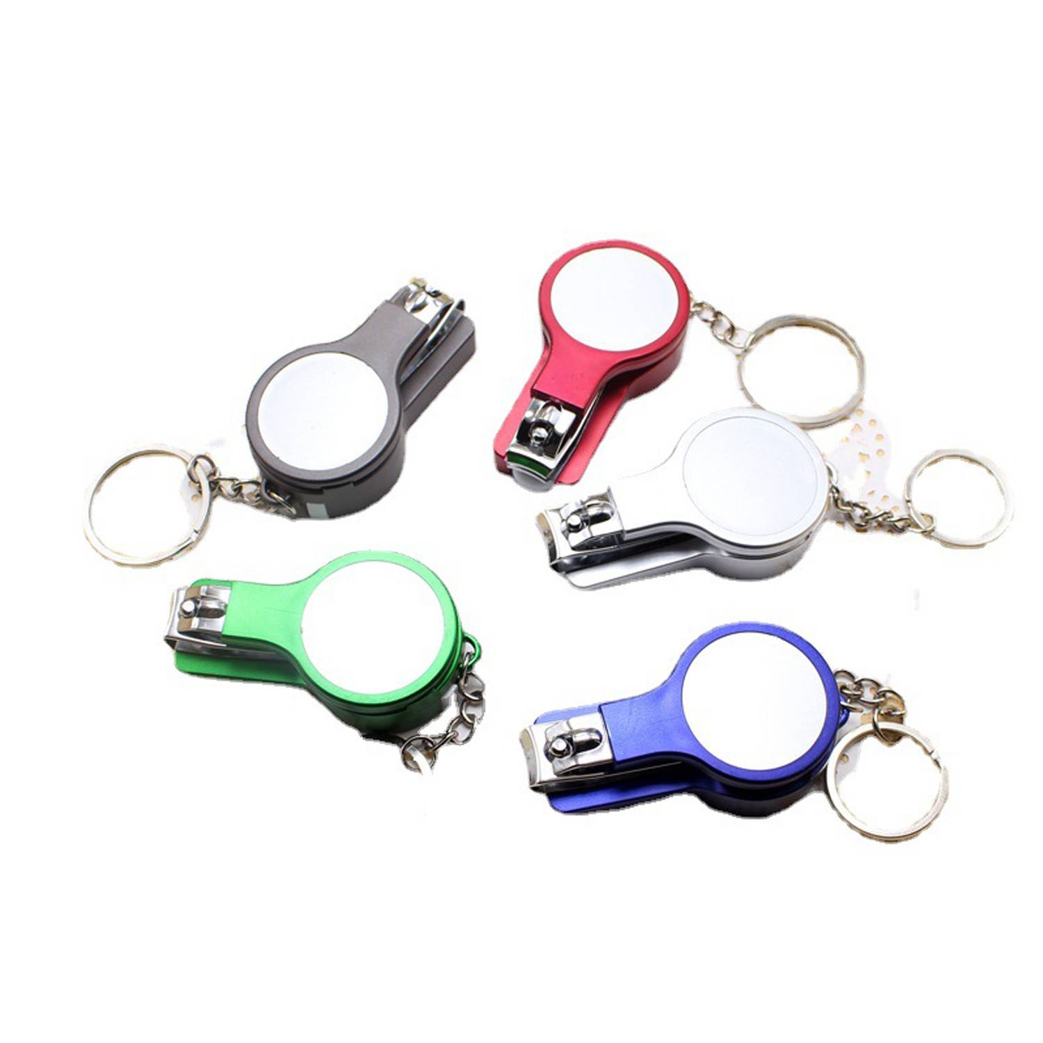Portable Multifunctional Ballpoint Pen Keychain Nail Clipper 2
