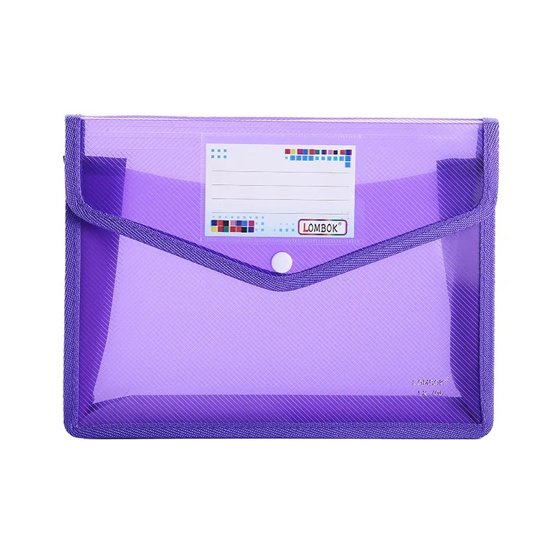 A4 Size Document Storage Bag with Snap Button 9
