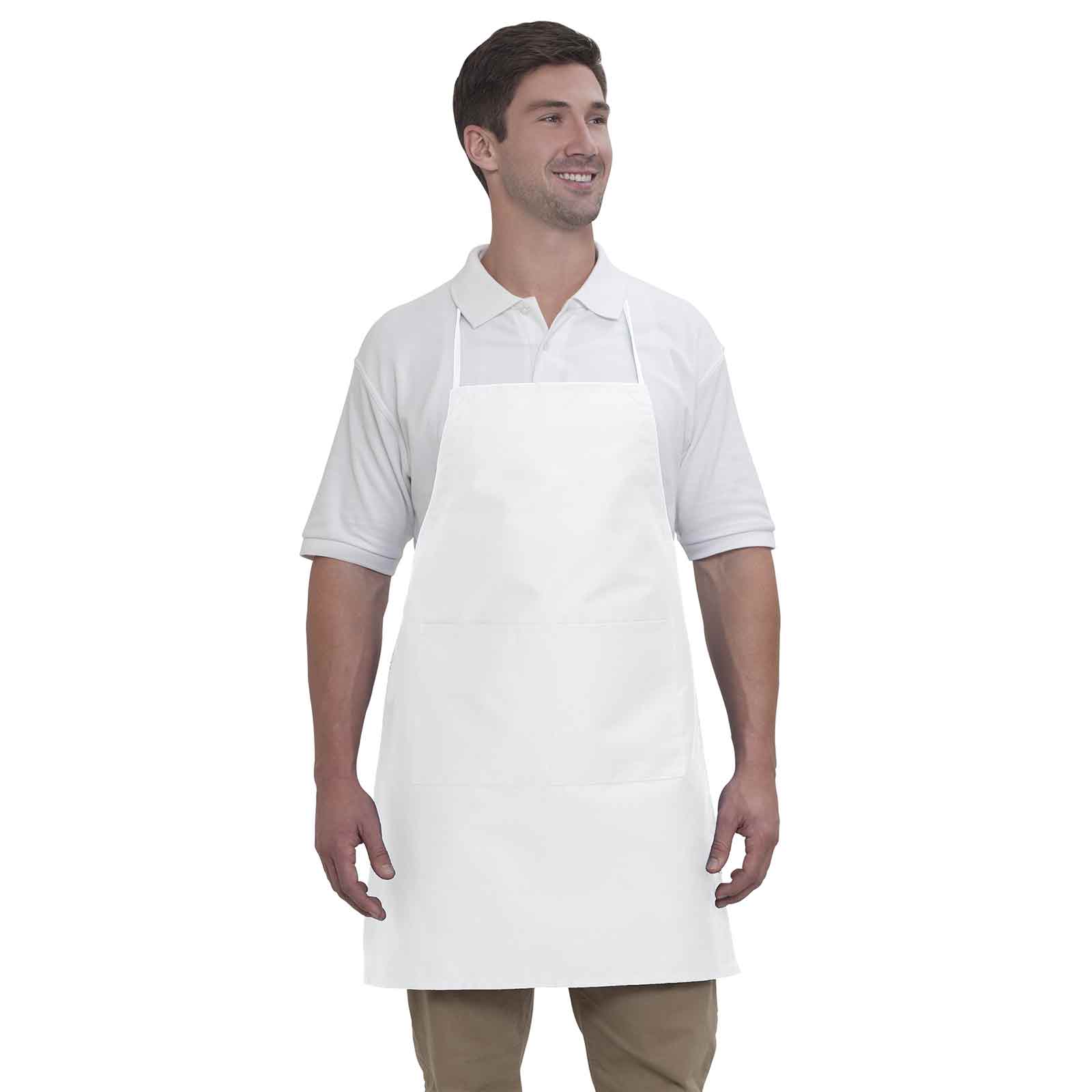 OTTO 2 Pocket Full Length Adjustable Bib Apron 10