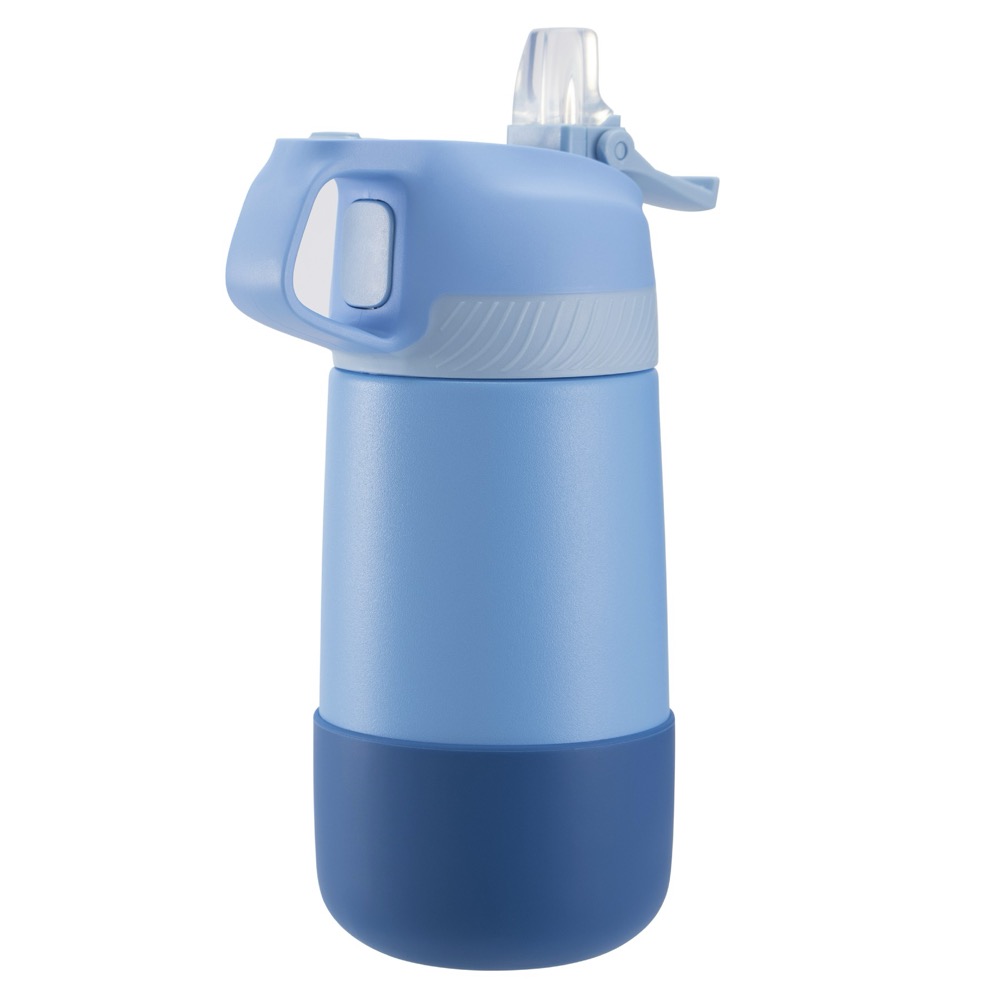 12 Oz 316 Ss Double Wall Water Bottle With Pop-Up Straw Lid For Kids 19