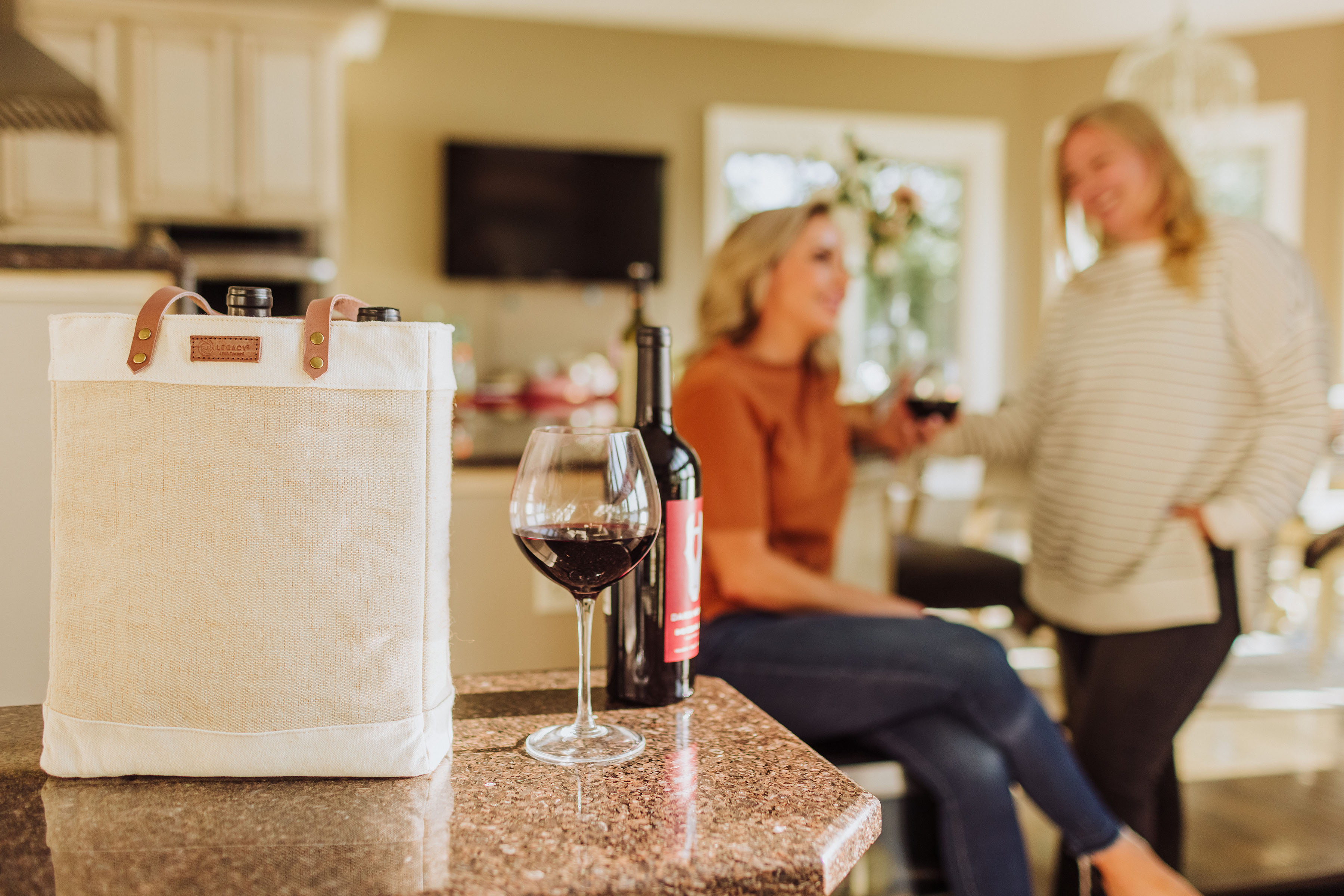 Pinot Jute 3 Bottle Insulated Wine Bag 3