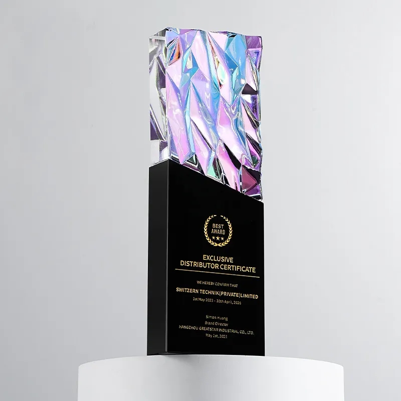 Dazzling Crystal Glass Trophy 2