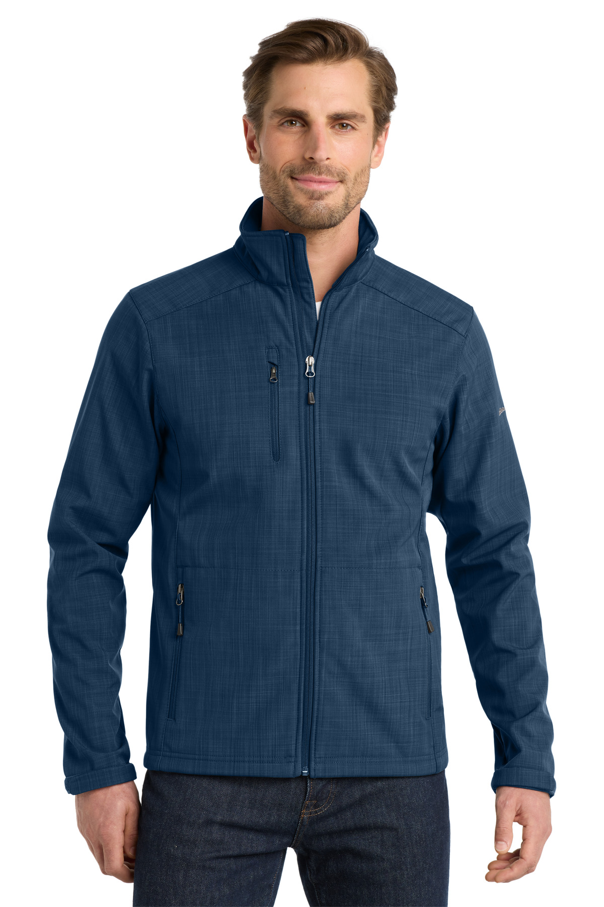 Eddie Bauer Shaded Crosshatch Soft Shell Jacket. EB532 19