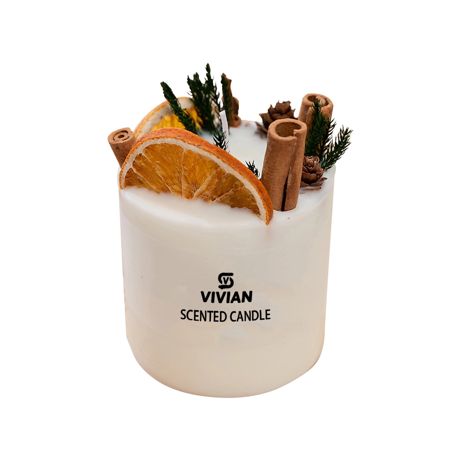 12 Oz. Soy Wax Aromatherapy Candles W/ Dried Spices 1