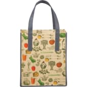 Big Grocery Vintage Laminated Non-Woven Tote 12