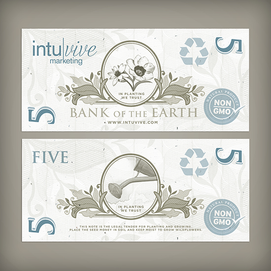 $5 Seed Paper Bills 1