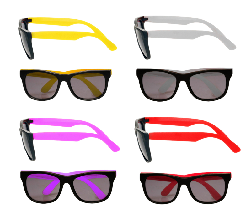 Two-Tone Sunglasses Plastic UV Protection 4