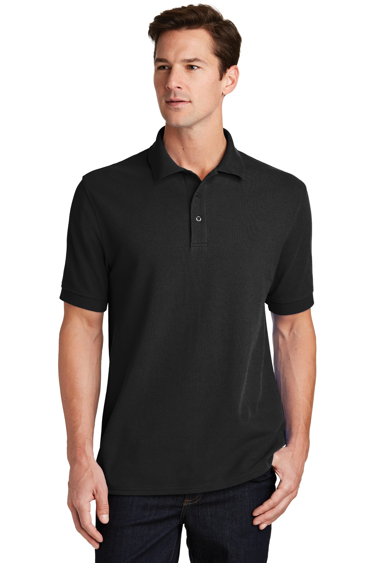 Port & Co Combed Ring Spun Pique Polo. KP1500 51