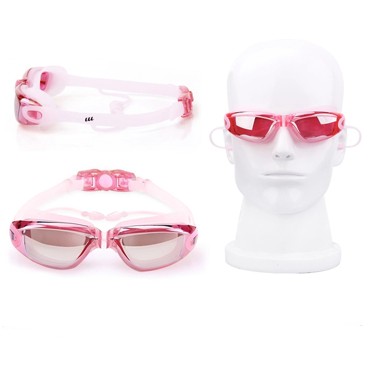 Unisex-Adult Anti-Fog Swim Goggles with Earplugs 3