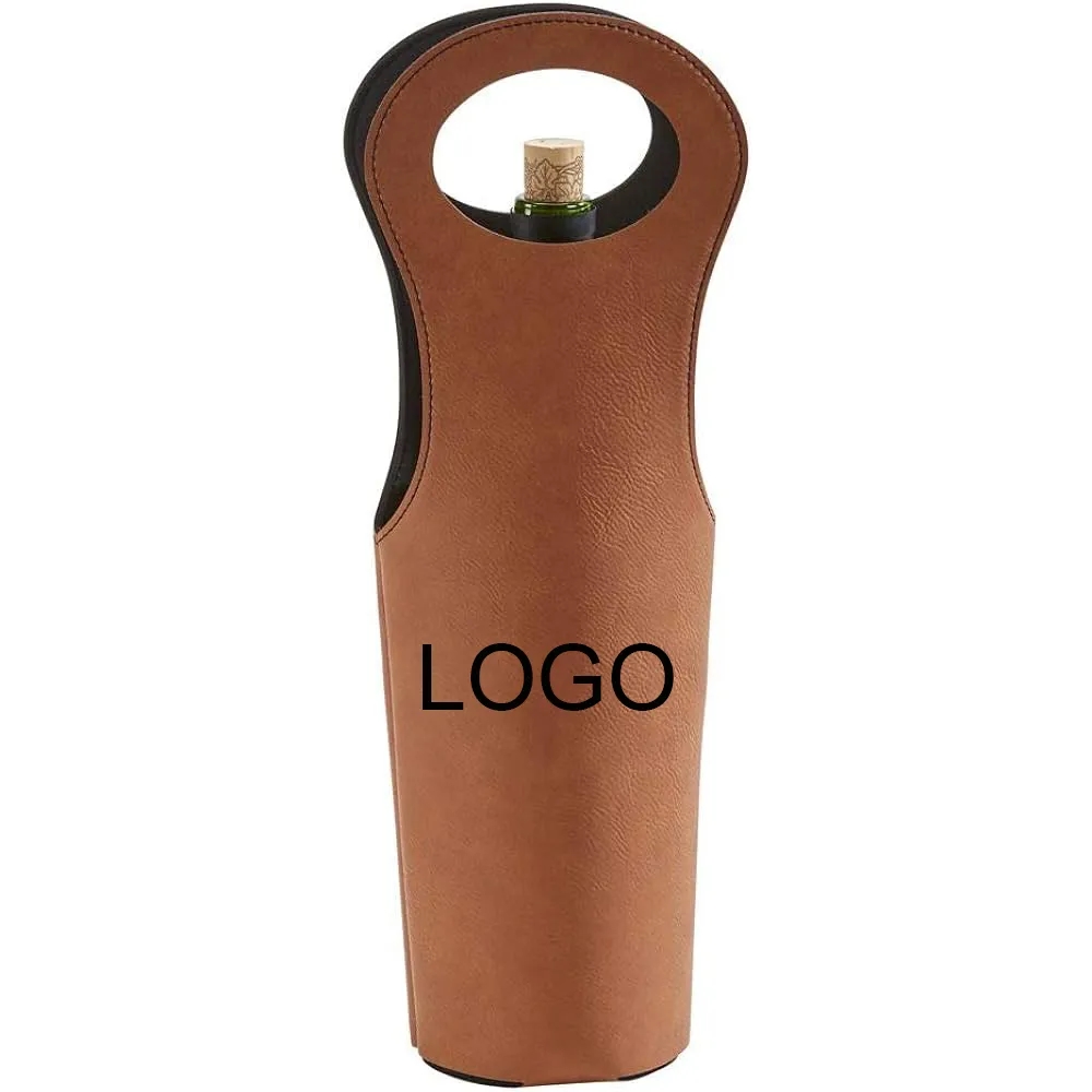 Luxury Leatherette Wine Bag 7