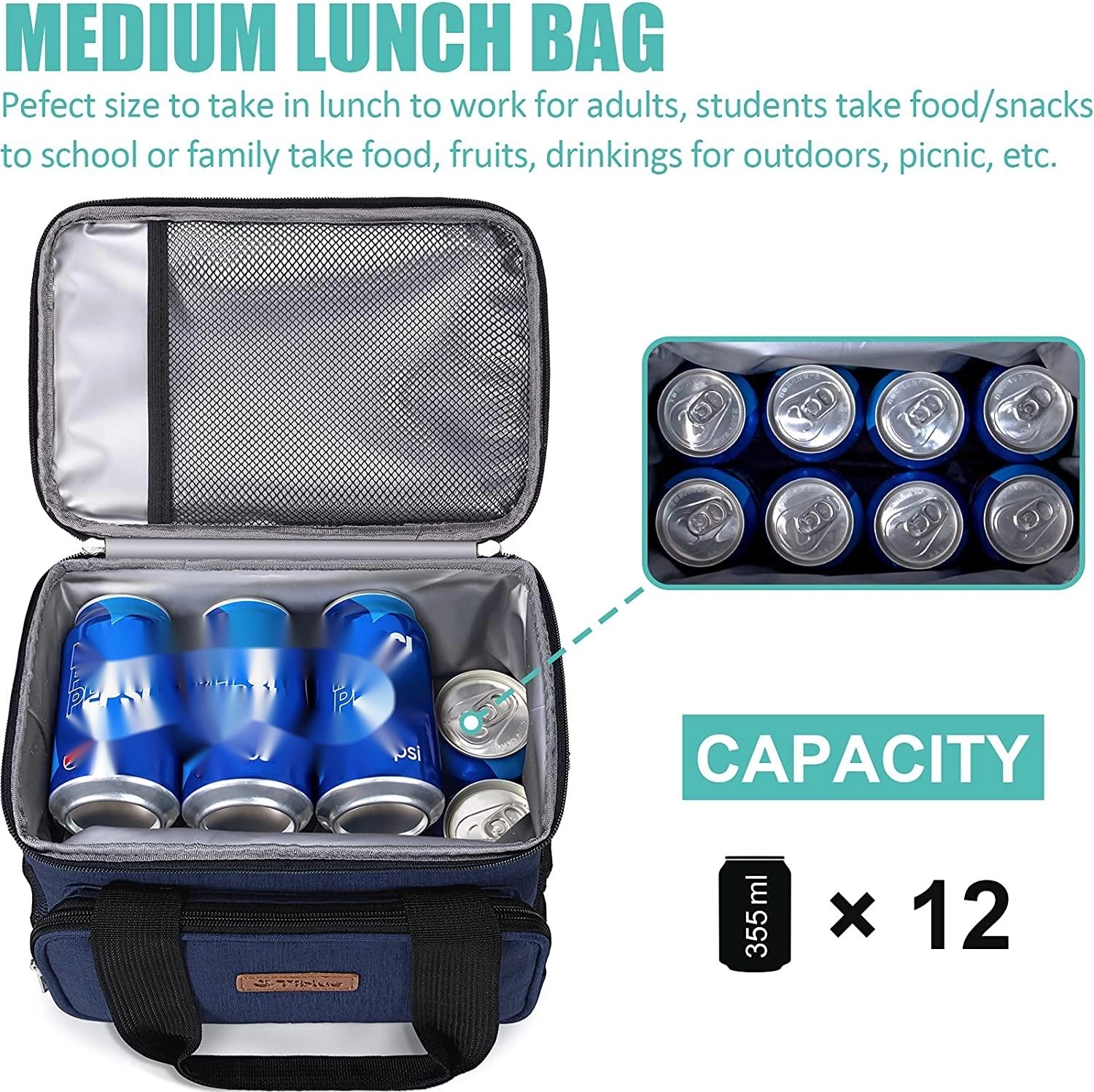 Insulated Lunch Bag 15L 2