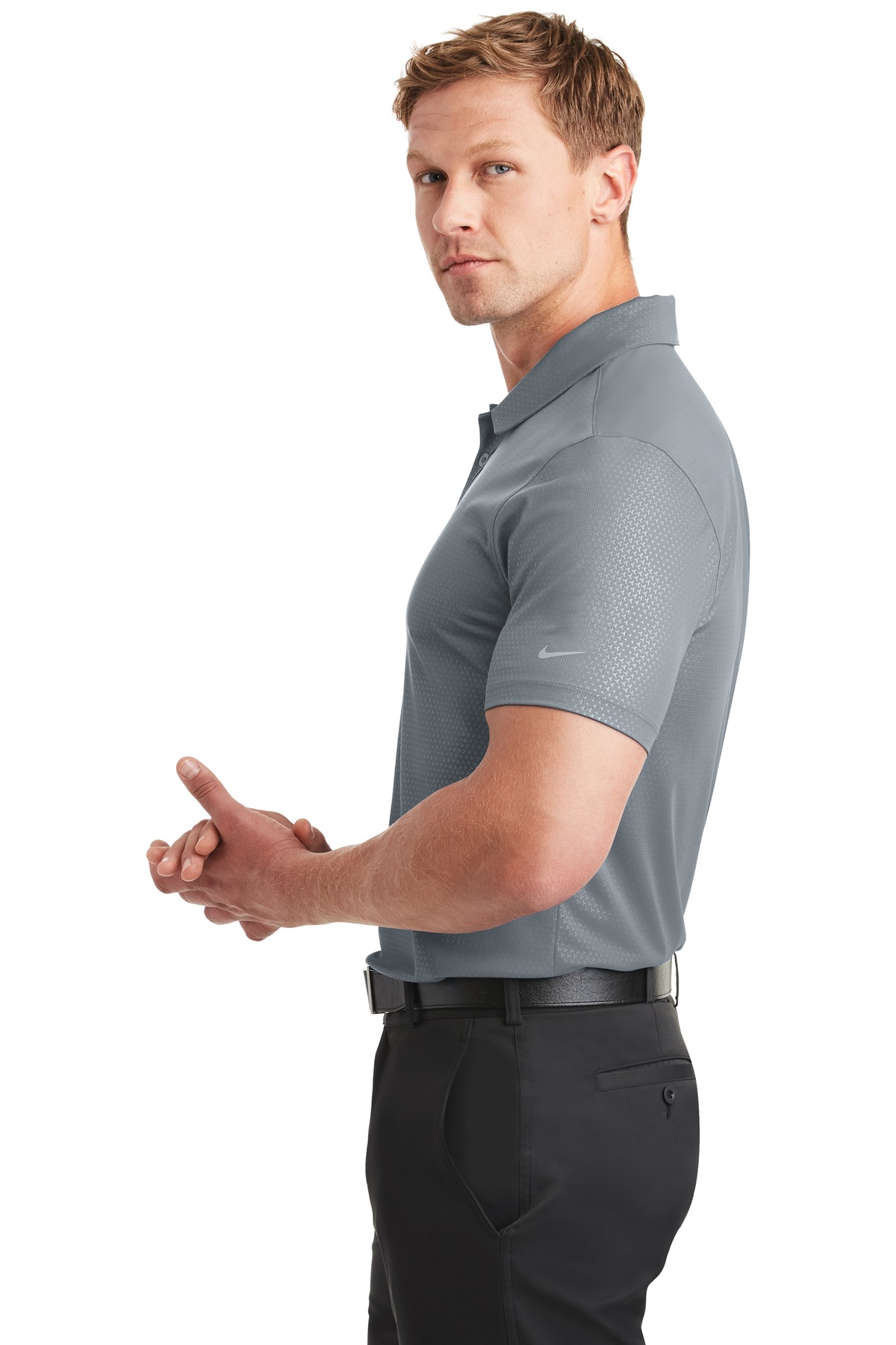 Nike Dri-FIT Embossed Tri-Blade Polo. 838964 10