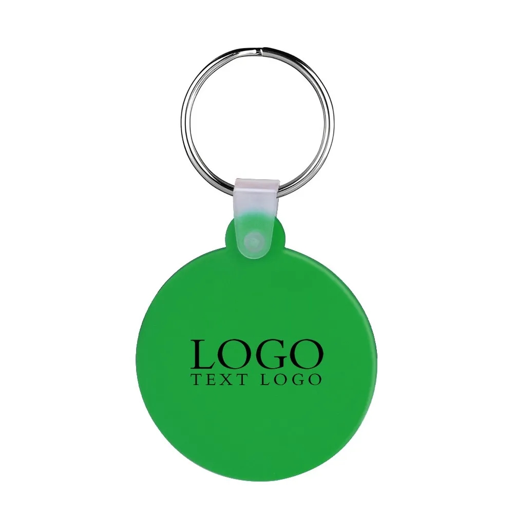 Promotional Classic Silicone Round Soft Key Tags 8
