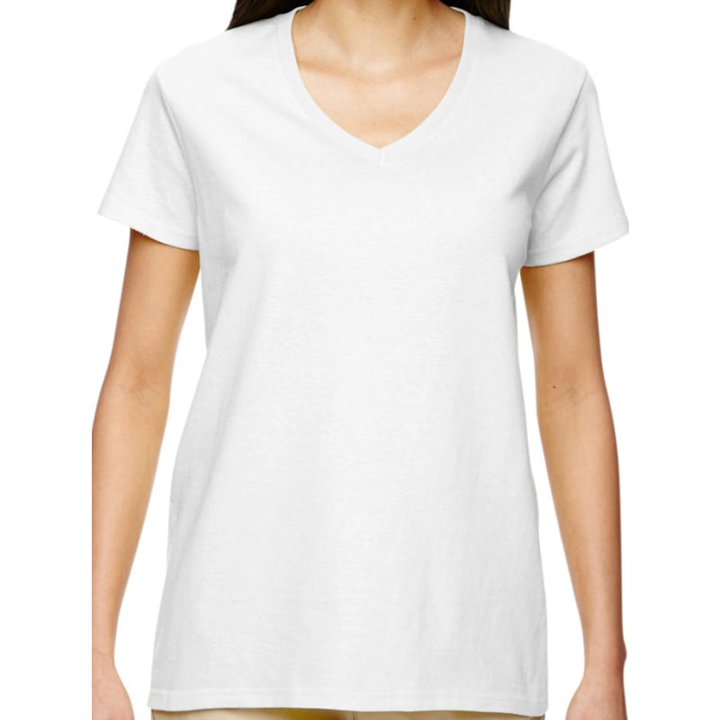 Gildan Heavy Cotton™ Ladies 5.3 Oz. V-Neck T-Shirt 19
