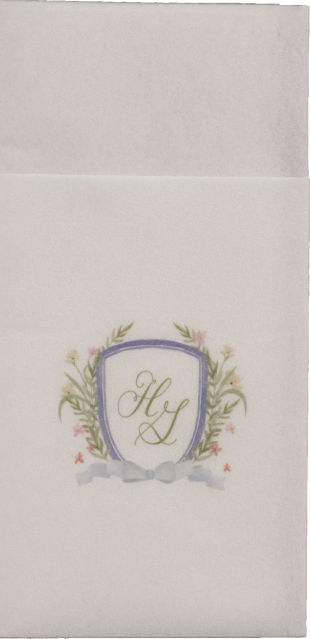 Almost Linen Pocket Napkin - White - Digital 1